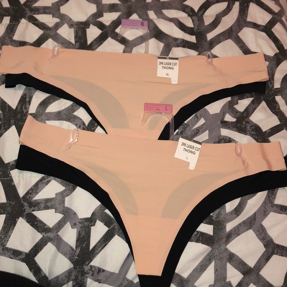 Brand New ❣️ 2 Pack Laser Cut Thongs ❣️ - Picture 7 of 7
